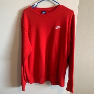 Nike Red Crewneck